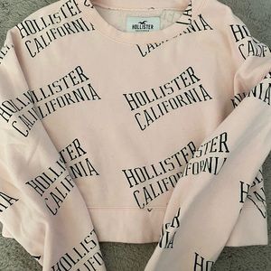 Hollister cropped sweatshirt